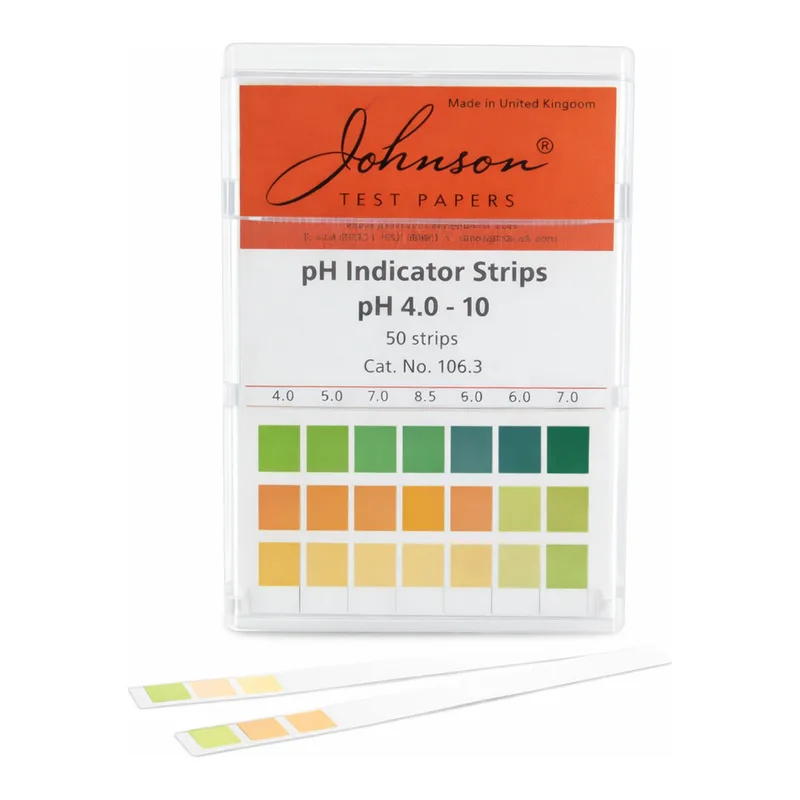 Johnson Test Papers Professional 3 & 4 Color-Pad Polypropylene pH Comparator