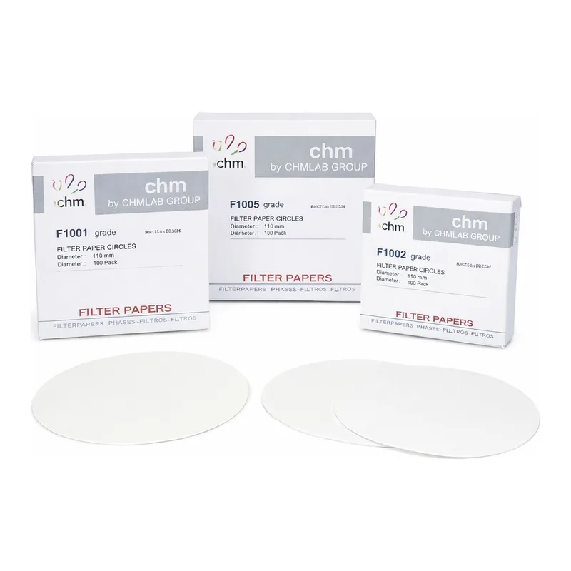 CHMLAB Ashless Qualitative Analysis Filter PaperAsh Content <0.06%