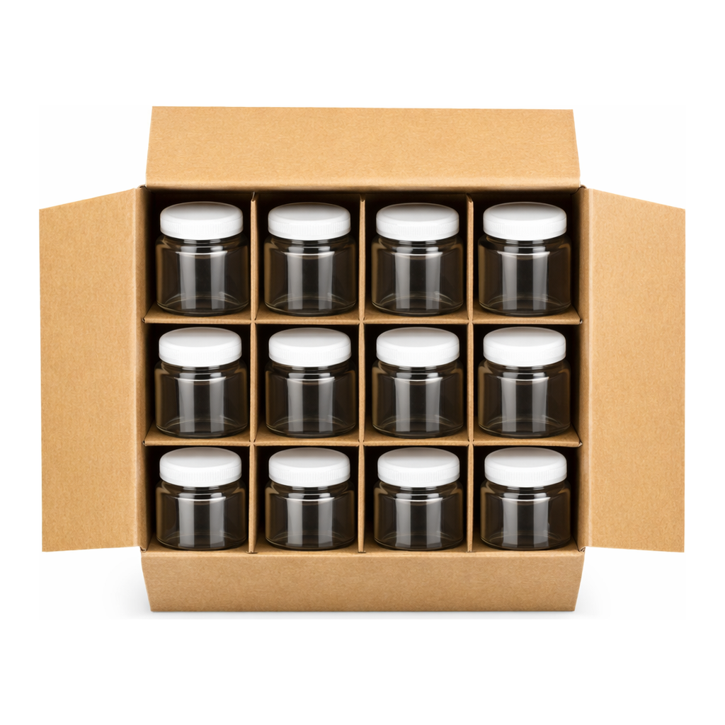 WHEATON Clear Straight Sided Jar