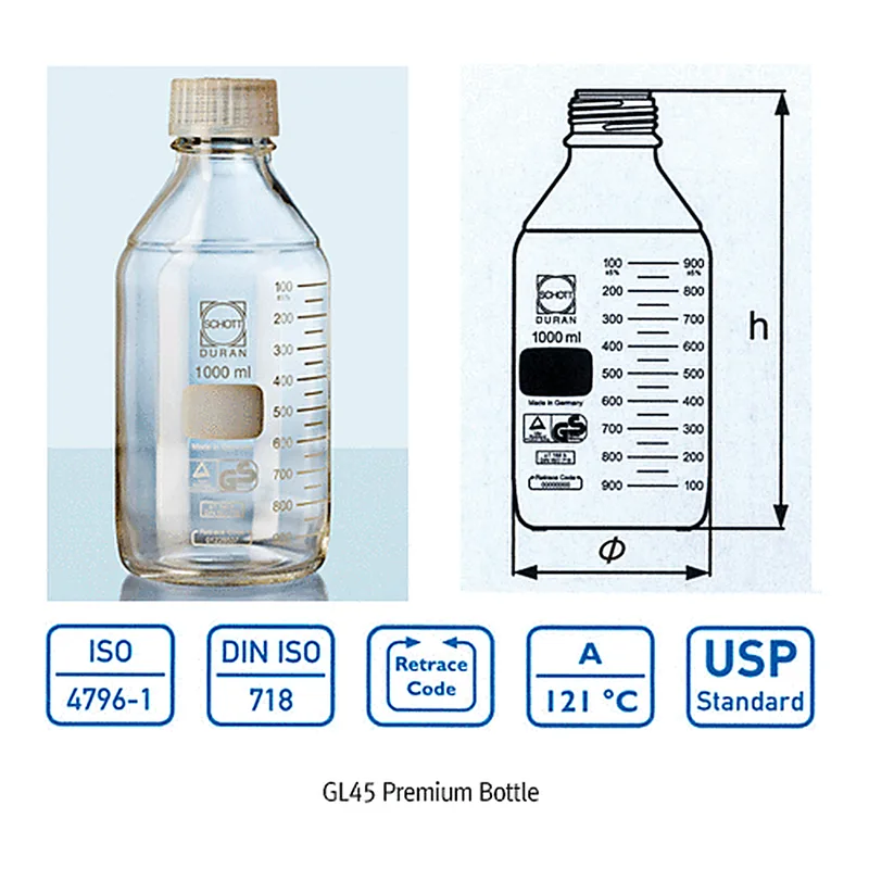 DURAN GL45 Premium Bottle