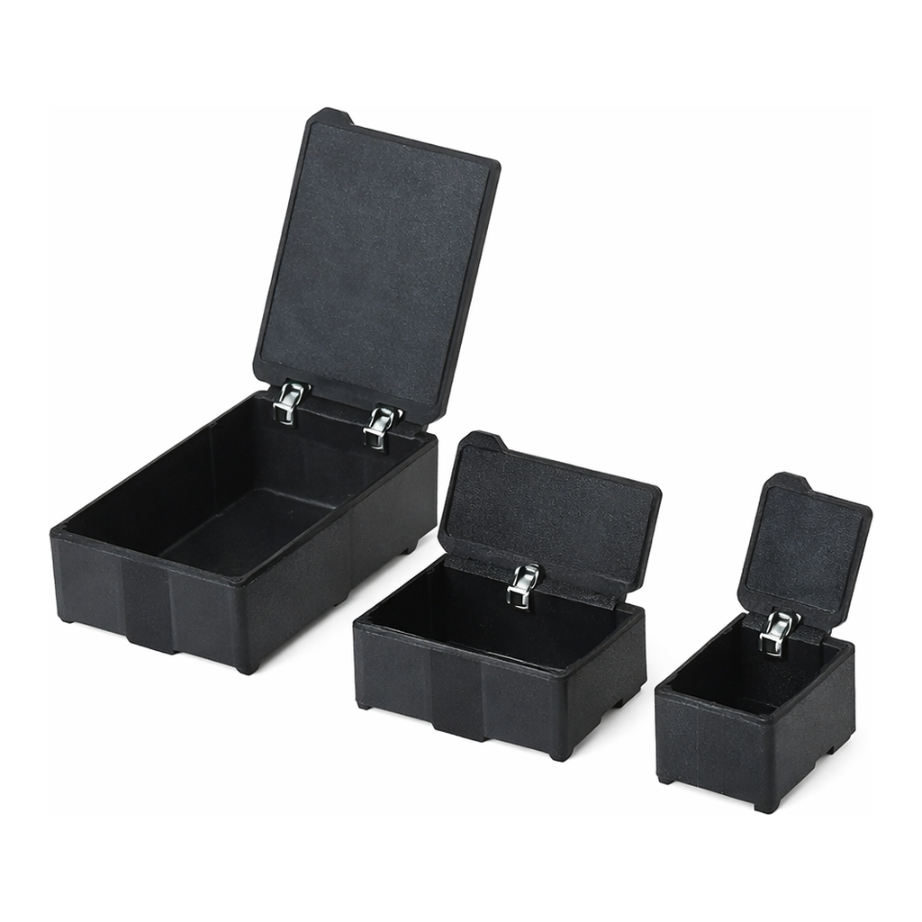 BRAIN Anti-Static Chip & Parts Box with Hinged Lid