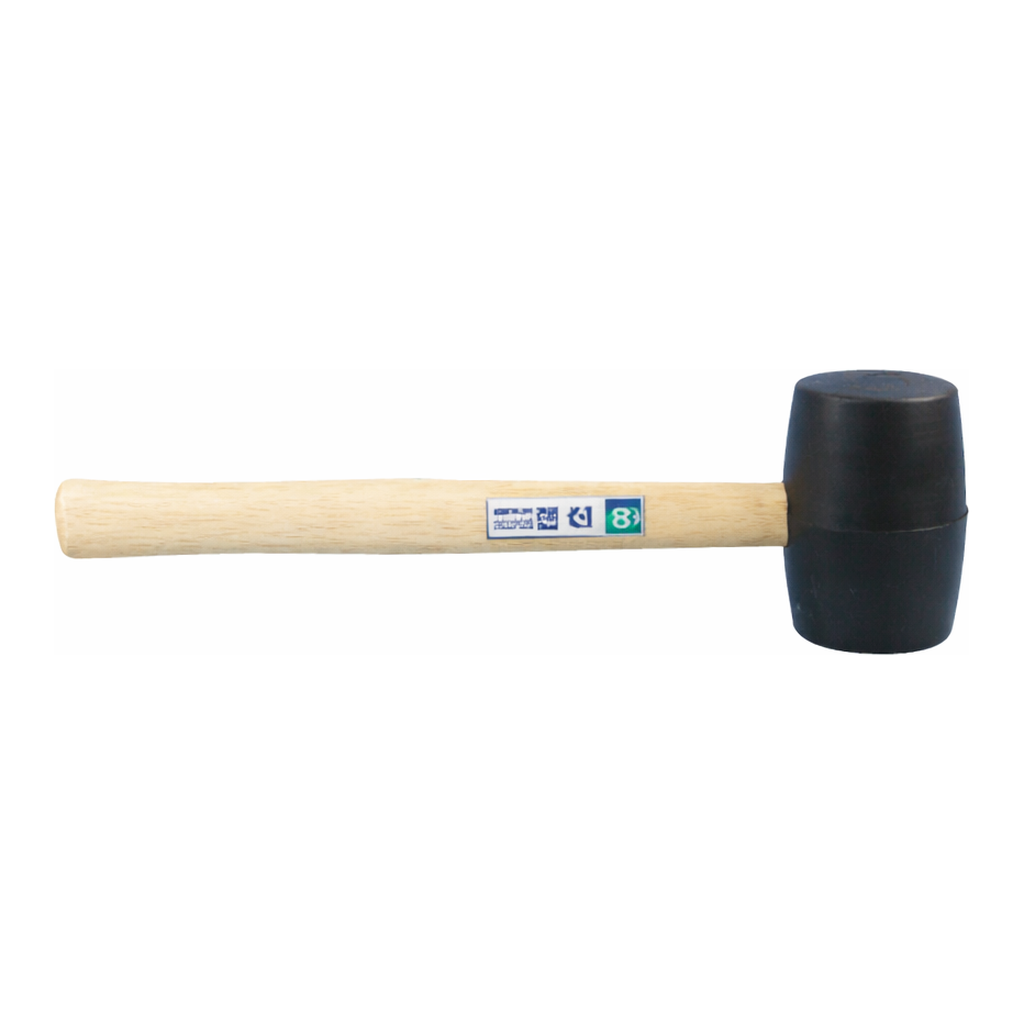 Hanshin 다용도 고무망치 General Purpose Rubber HammerWith Wood Handle