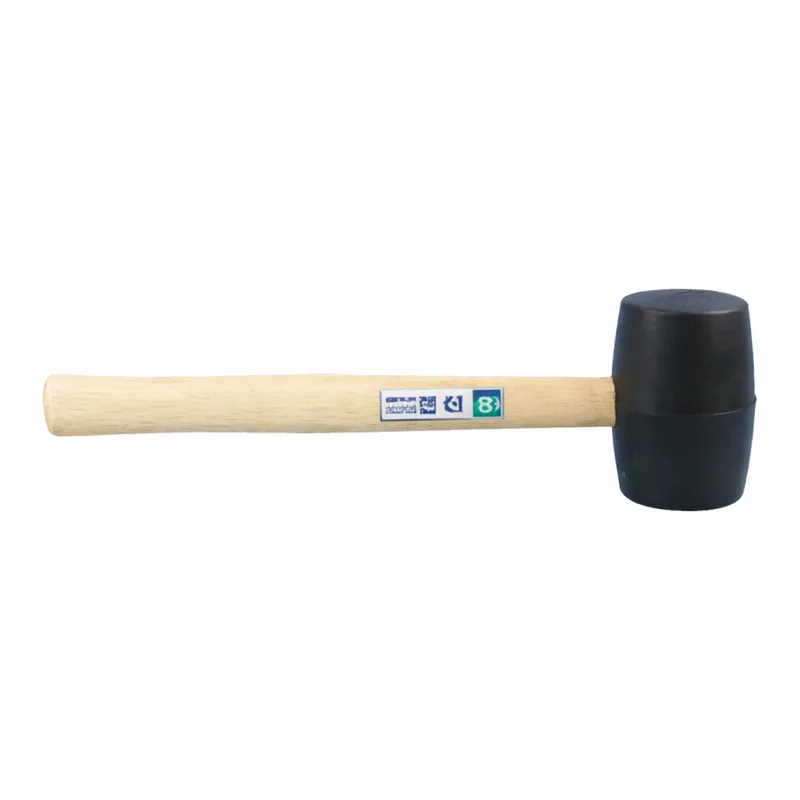 Hanshin 다용도 고무망치 General Purpose Rubber HammerWith Wood Handle