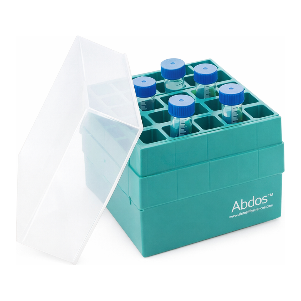 ABDOS PP 16 & 36-hole Centrifuge Tube Box