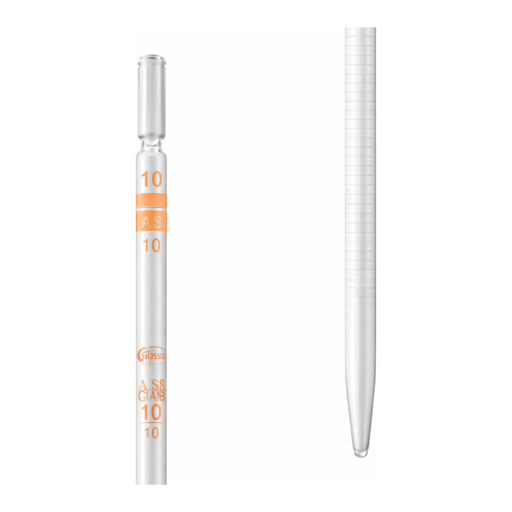 Glassco USP-standard AS-class Serological-type Measuring Pipet