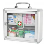 일진약품 Wall-mounted Aluminum First Aid KitWith 21 items(30×11×h26cm)