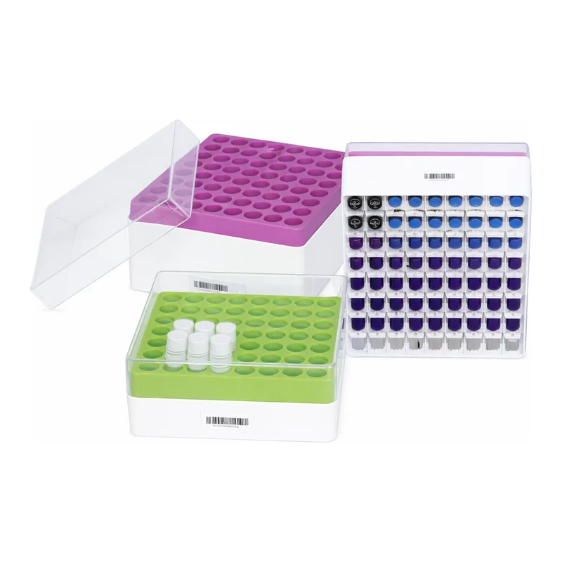 CryoTain TM PC 81-hole Cryovial Rack