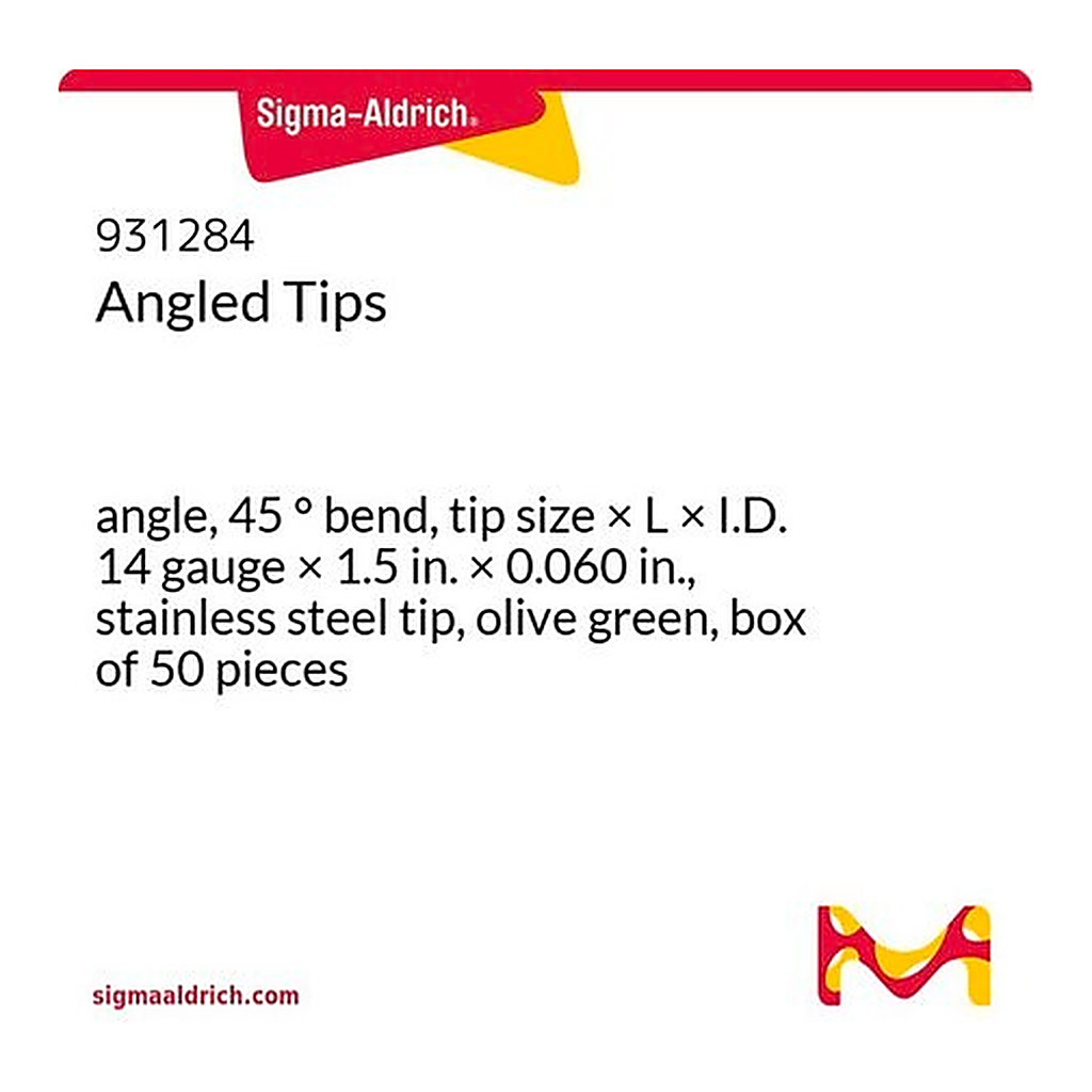 Merck Angled Tips