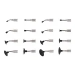 SIPEL 진공핀셋용 교환팁 1/2` PROBE/곧은타입 Tweezer