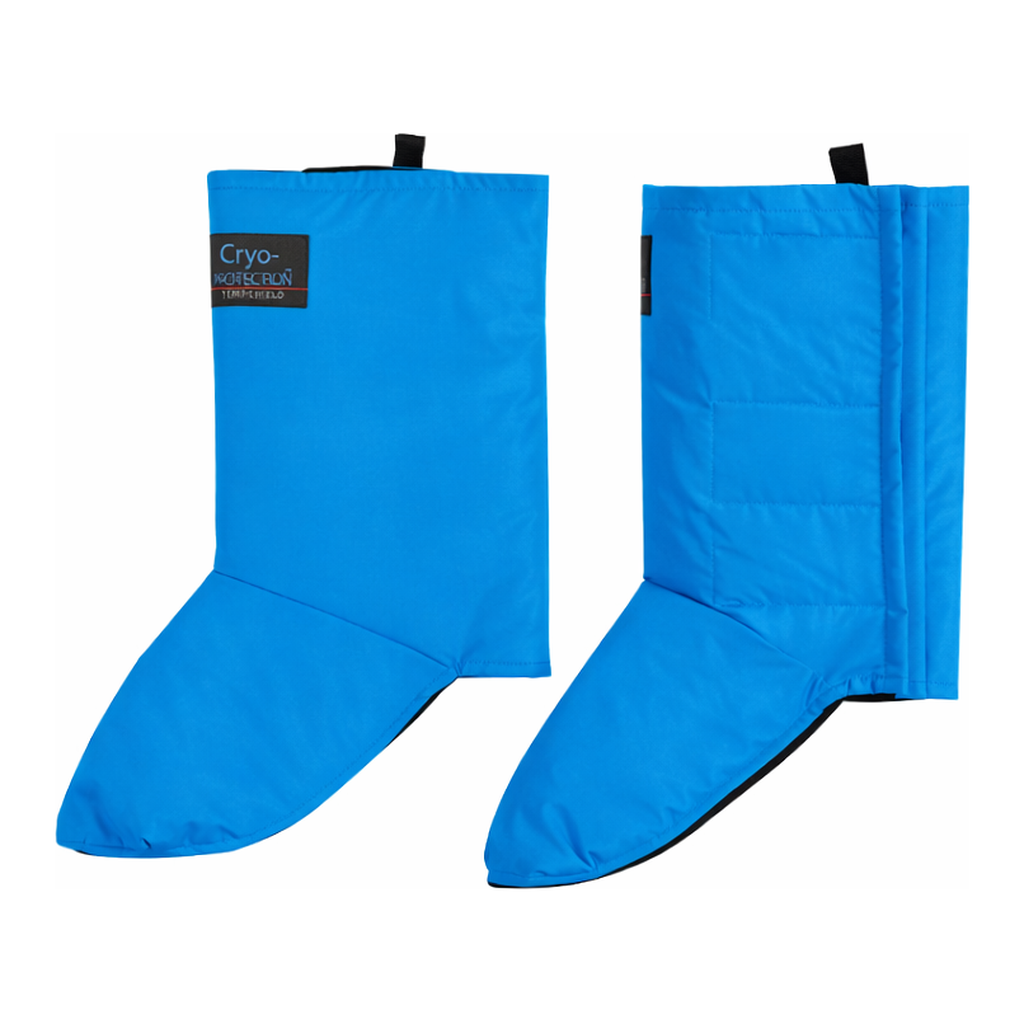 Ansell Tempshield Cryo-Gaiters blue 액화 질소 발등 각반 보호 초저온 게이터