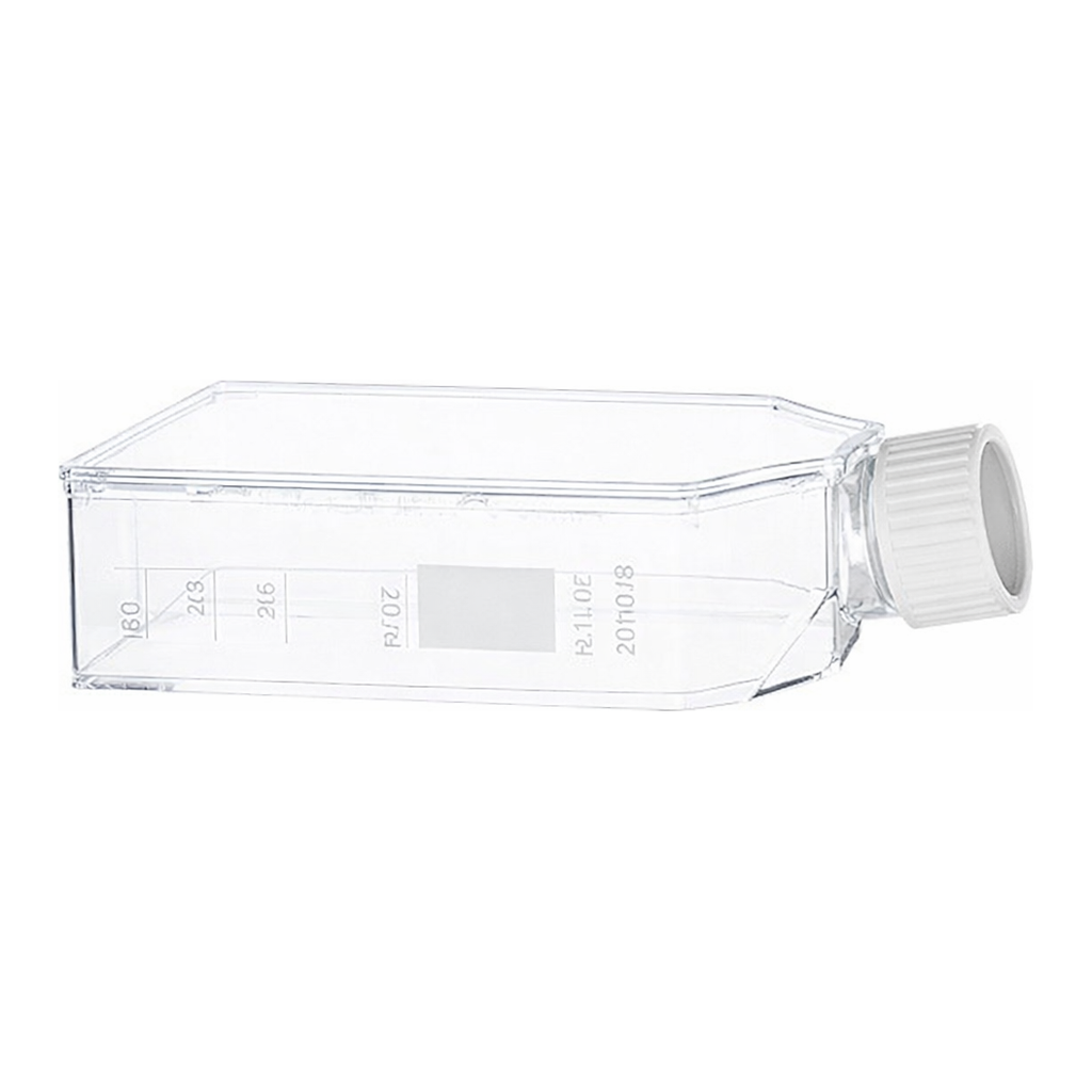 Greiner Bio One SUSPENSION CULTURE FLASK, 250 ML, PS,WHITE STANDARD SCREW CAP, CLEAR, CELLSTAR®, STERILE, 5 PCS./BAG