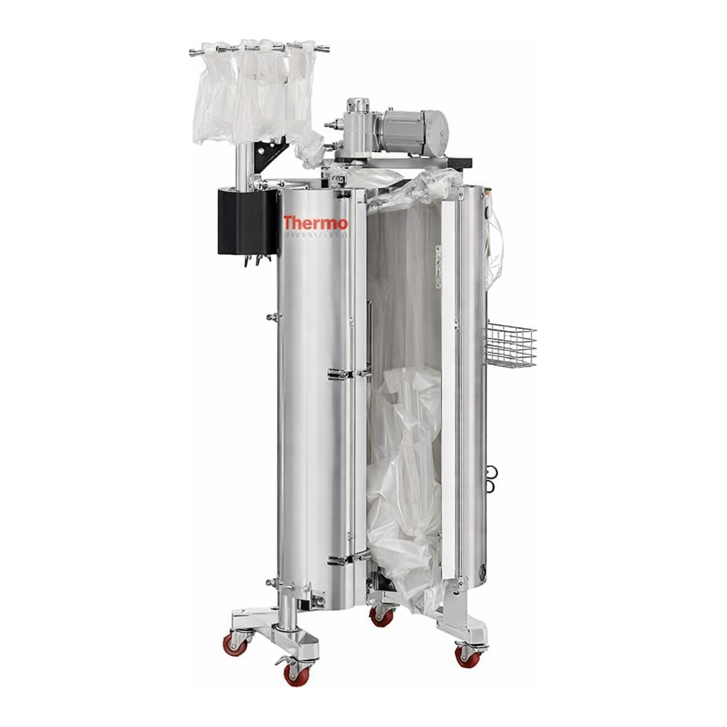 Thermo Fisher Scientific Thermo Scientific Single-Use Fermentor BioProcess Container, CX5-14 film, traditional ports, ZenPure inlet, one 10-inch exhaust filter, 300 L