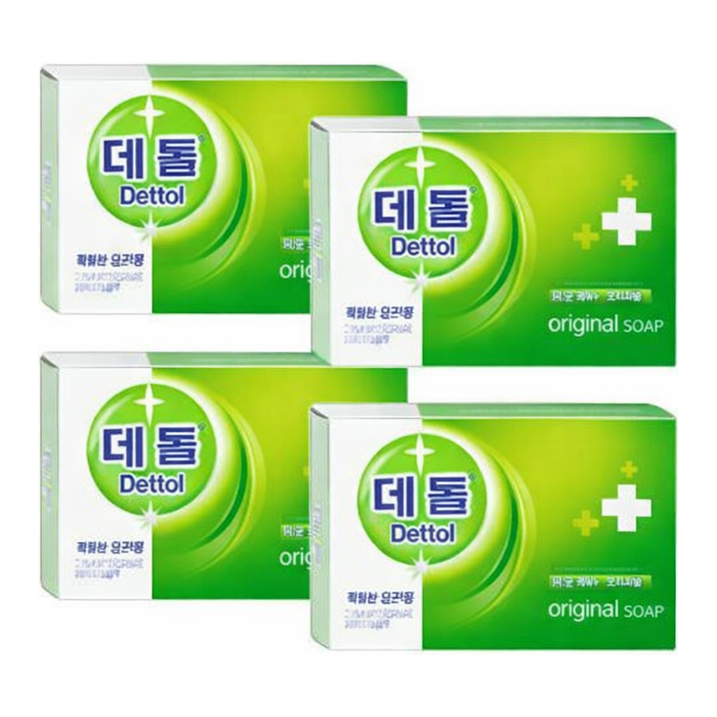 OFFICENEX 데톨 항균비누(3+1/오리지널/100g)
