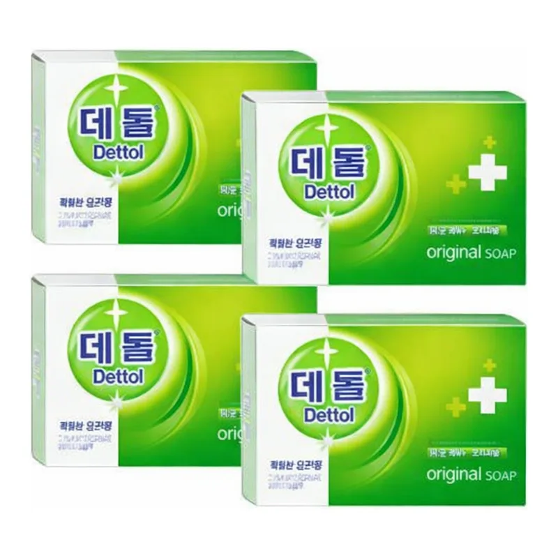 OFFICENEX 데톨 항균비누(3+1/오리지널/100g)
