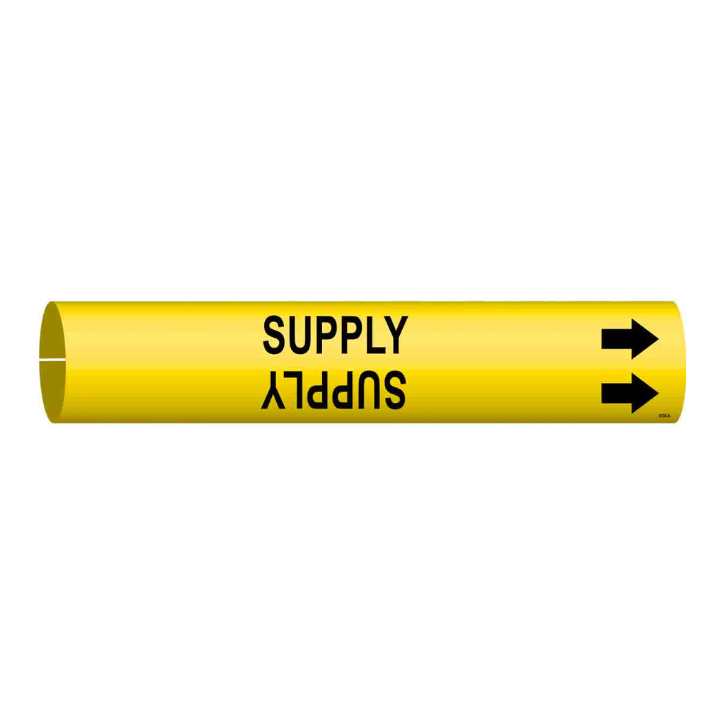 Brady SUPPLY Snap-On Pipe Marker