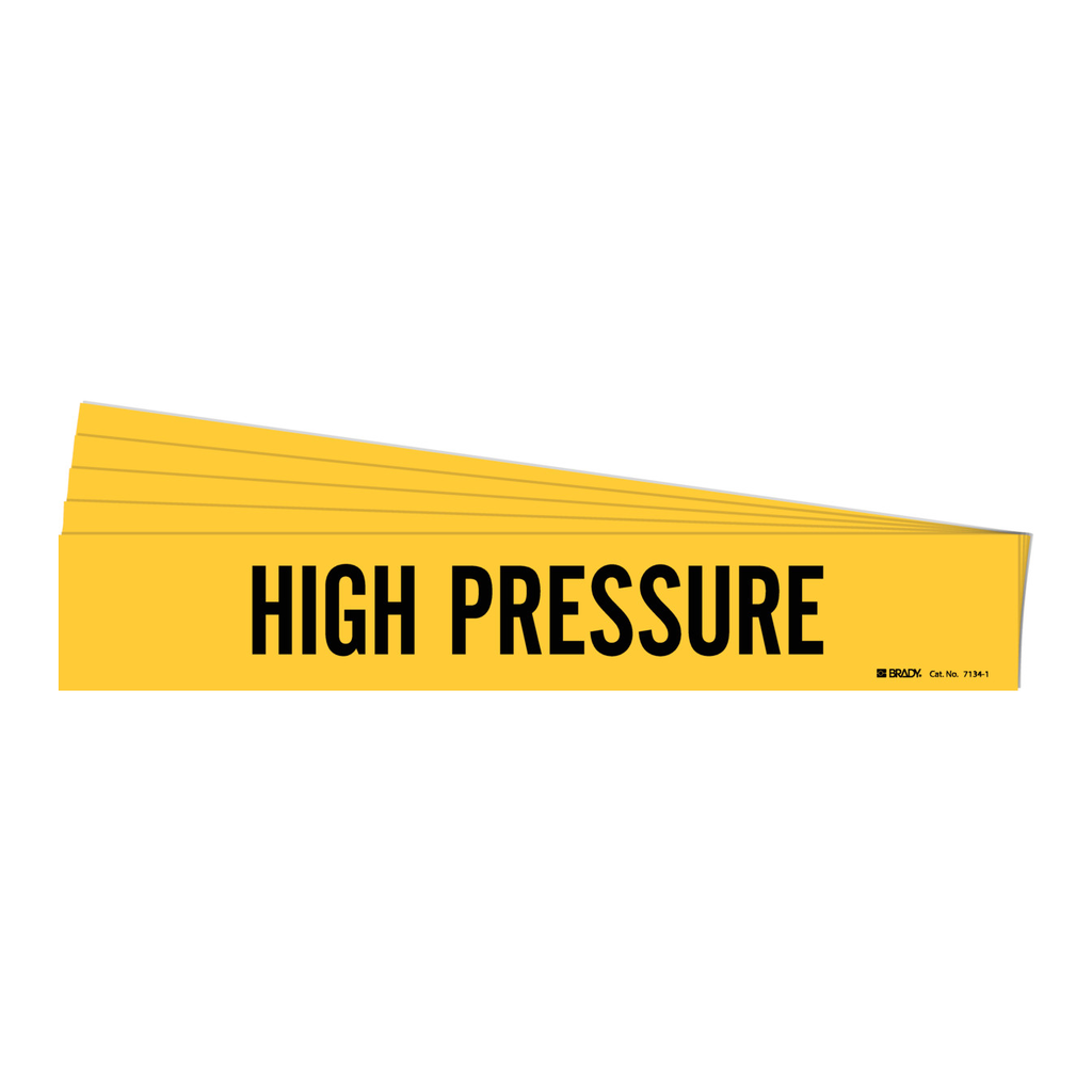 Brady HIGH PRESSURE Pipe Marker