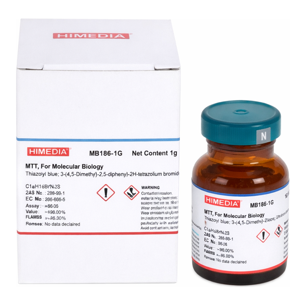 Himedia 3-(4,5- Dimethyl-2-thiazolyl)-2,5-diphenyl-2H-tetrazolium bromide)