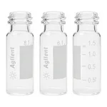 Agilent Vial,screw,2ml,clr,WrtOn,SLN,cert,100PK