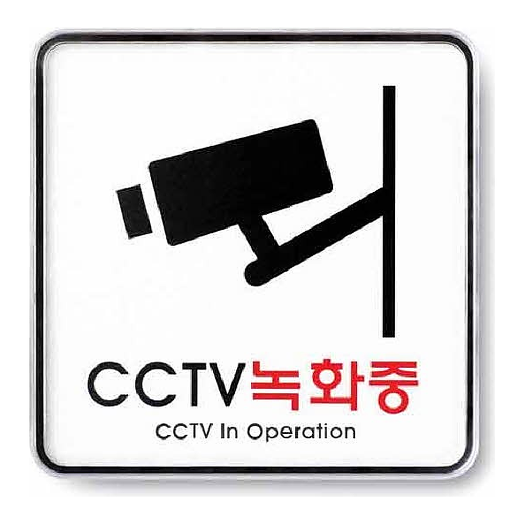 OFFICENEX [P]아트사인 CCTV녹화중 시스템(9401/120*120*5)