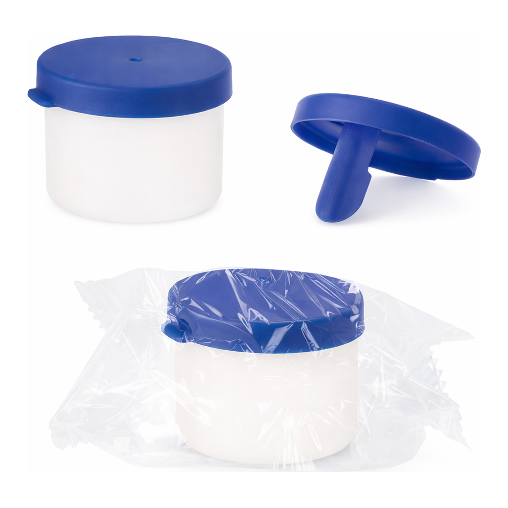 Daihan Science mediclin 30㎖ PP Stool Specimen Container, with Snapcap & Spoon, Sterile or Non-