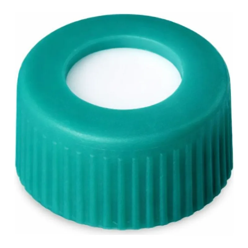 Waters Green, 12 x 32 mm Screw Neck Cap and PTFE/Silicone Septum, 100/pk