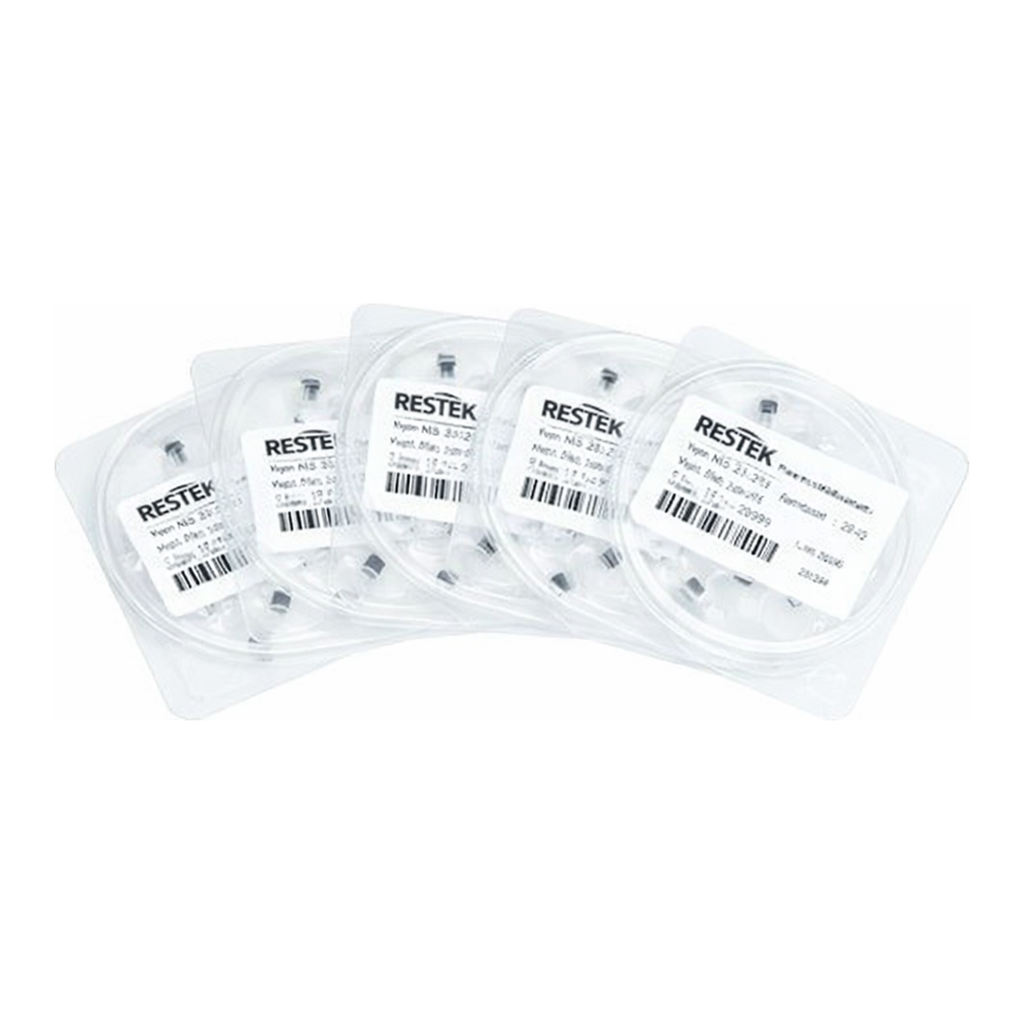Restek Ferrule, Vespel/Graphite, VG2, 60% Vespel/40% Graphite 1/16in X 0.8mm ID Pack of 50