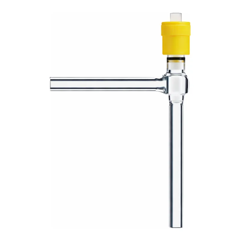 Merck J.Young high-vacuum PTFE valve, right angle