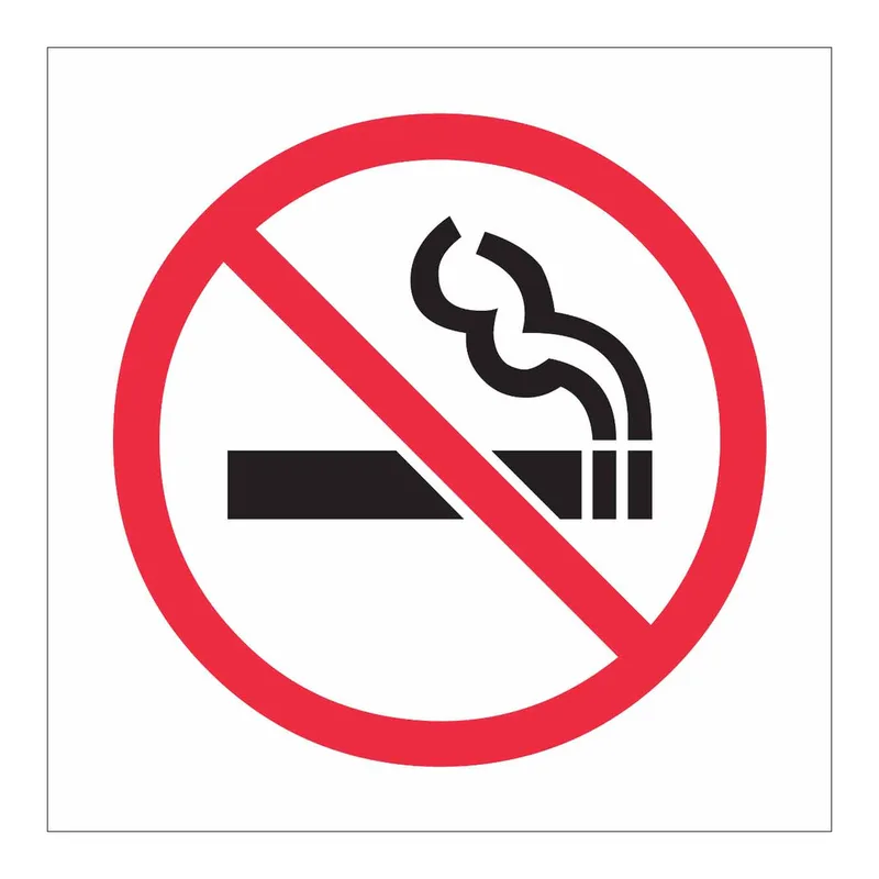 Brady No Smoking Picto Labels