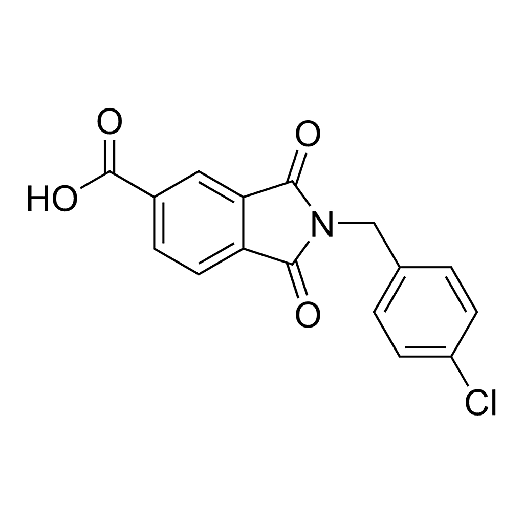 Merck 2-(4-Chlorobenzyl)-1,3-dioxo-5-isoindolinecarboxylic acid