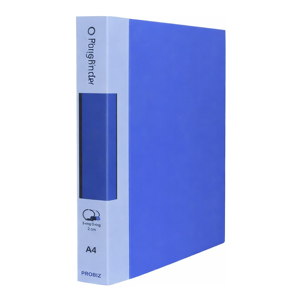 OFFICENEX PP3공 O링바인더(A4/2cm/청색/PROBIZ)