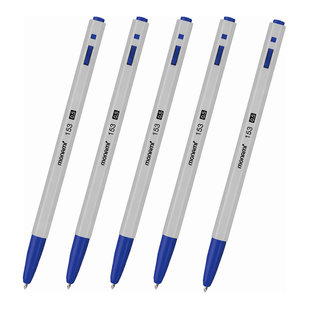 OFFICENEX 모나미 BP 153 (0.5mm 청색/12EA/다스)
