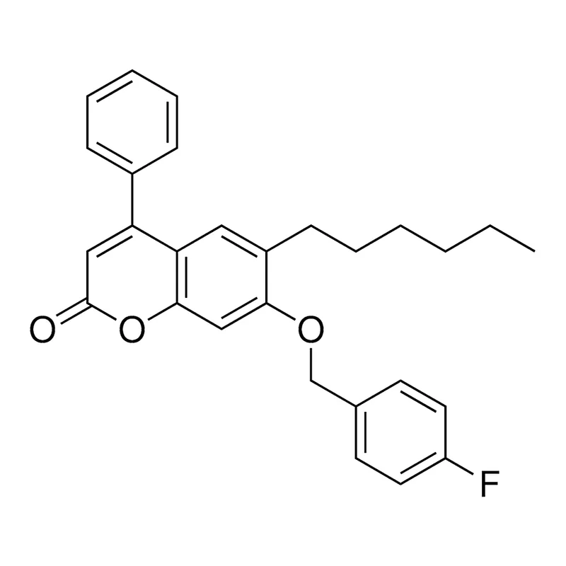 Merck 7-(4-FLUORO-BENZYLOXY)-6-HEXYL-4-