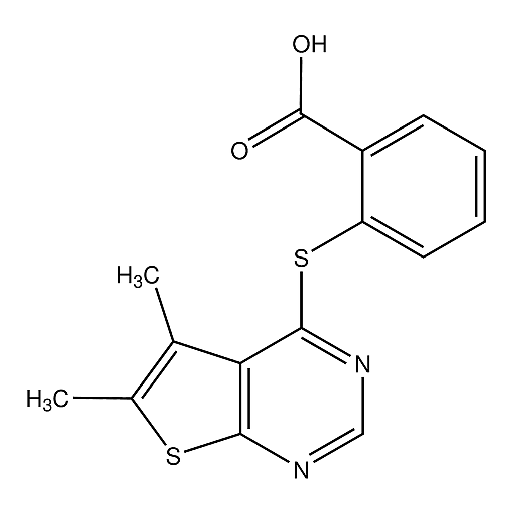 Merck 2-(5,6-Dimethylthieno[2,3-d]pyrimidin-4-ylsulfanyl)benzoic acid