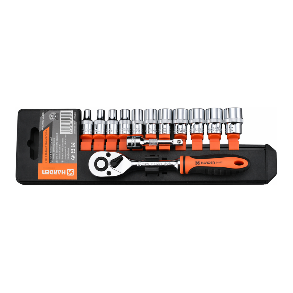 OFFICENEX [P]1/4인치 6각 소켓렌치 세트(13Pcs)