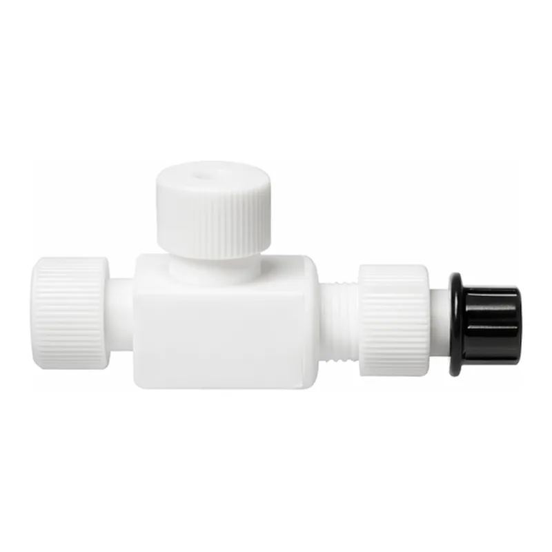 AS ONE Asflon(R) Needle Valve Right-Angled Type