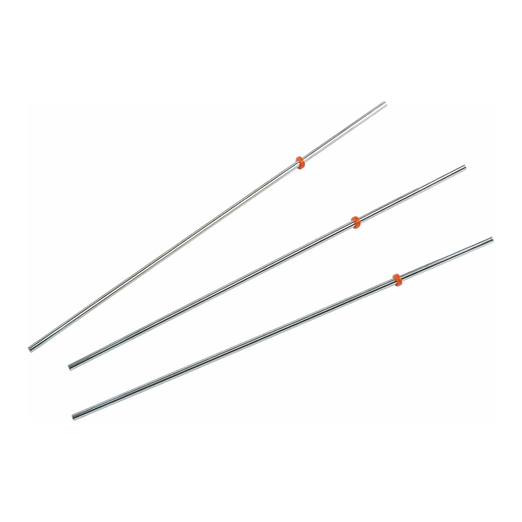 Restek Capillary Tubing, SS, 1/16inOD x 0.02 ID x 10cm L, 3-pk Orange