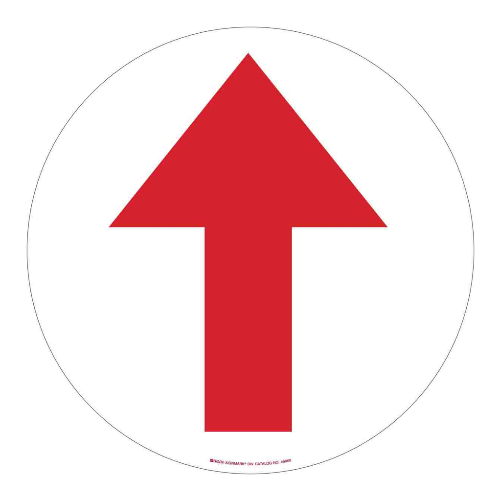 Brady Arrow Pictogram Anti-Slip Floor Sign