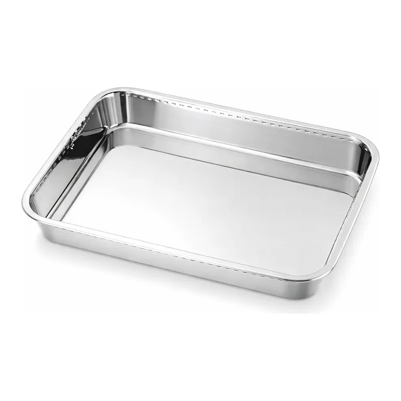 AS ONE Stainless Square Tray (Flat Edge Type), 각형 스테인리스 트레이(플랫엣지 타입)