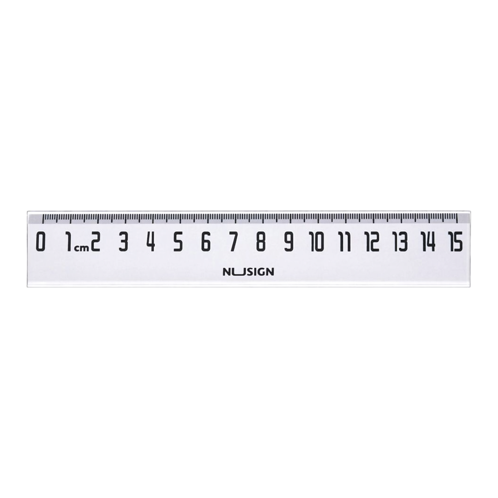 OFFICENEX 누사인 자 15cm 화이트 NS096WH