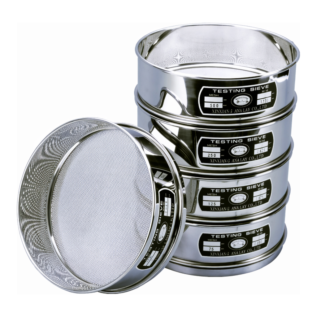 AS ONE Stainless Steel Test Sieve(Φ400×Depth 100㎜), 스테인리스 스틸 시험용 체(Φ400×깊이 100㎜)