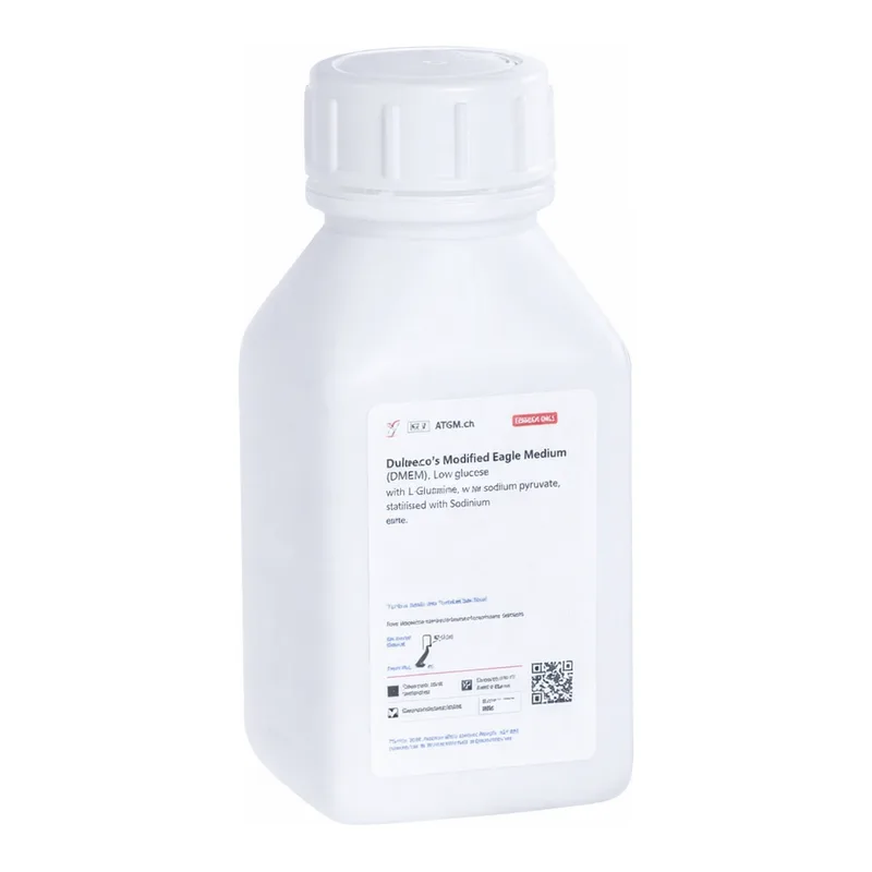 Himedia Dulbecco`s Modified Eagle Medium (DMEM), Low glucose w/ 1gm Glucose per litre, L-Glutamine, 25mM HEPES buffer and Sodium Pyruvate w/o Sodium bicarbonate