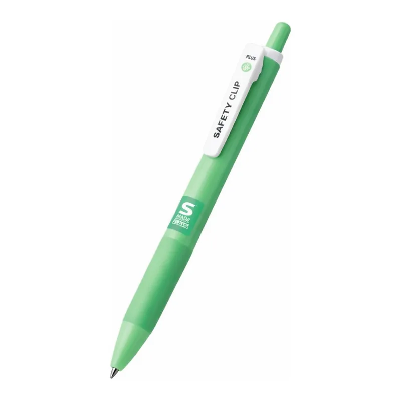 OFFICENEX 마이펜 세이프티클립S 볼펜(0.5mm/에메랄드그린/1EA)