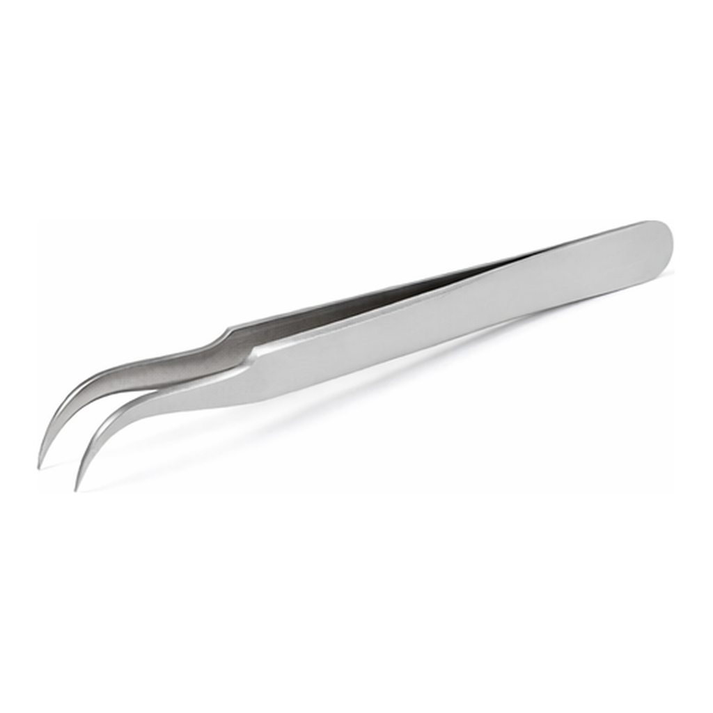 AS ONE Stainless Steel Tweezers Length 116mm Tip Size 33mm