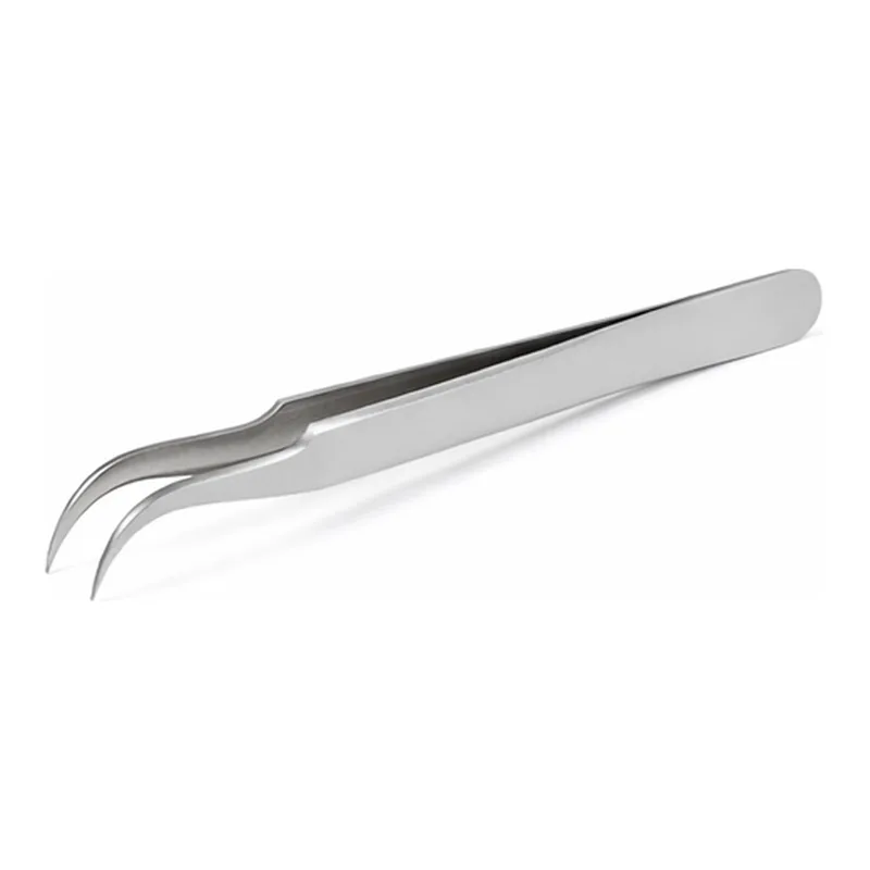 AS ONE Stainless Steel Tweezers Length 116mm Tip Size 33mm