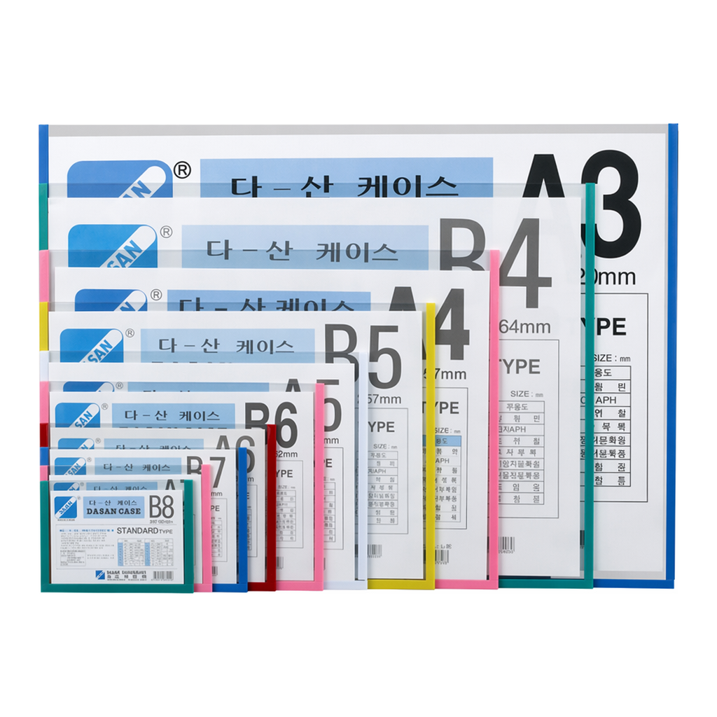 OFFICENEX 다산케이스(B6/182x128mm/백색/가로형)