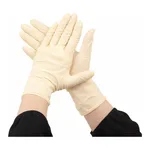 Daihan Science Koreca Clean Room Latex Glove, Grade 100 Class, Textured, L229 & 305mm, Anti-st