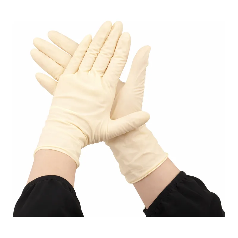 Daihan Science Koreca Clean Room Latex Glove, Grade 100 Class, Textured, L229 & 305mm, Anti-st