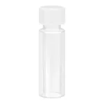 Waters Polypropylene 12 x 32 mm Screw Neck Vial, with Polyethylene Septumless Cap, 300 µL Volume, 100/pk