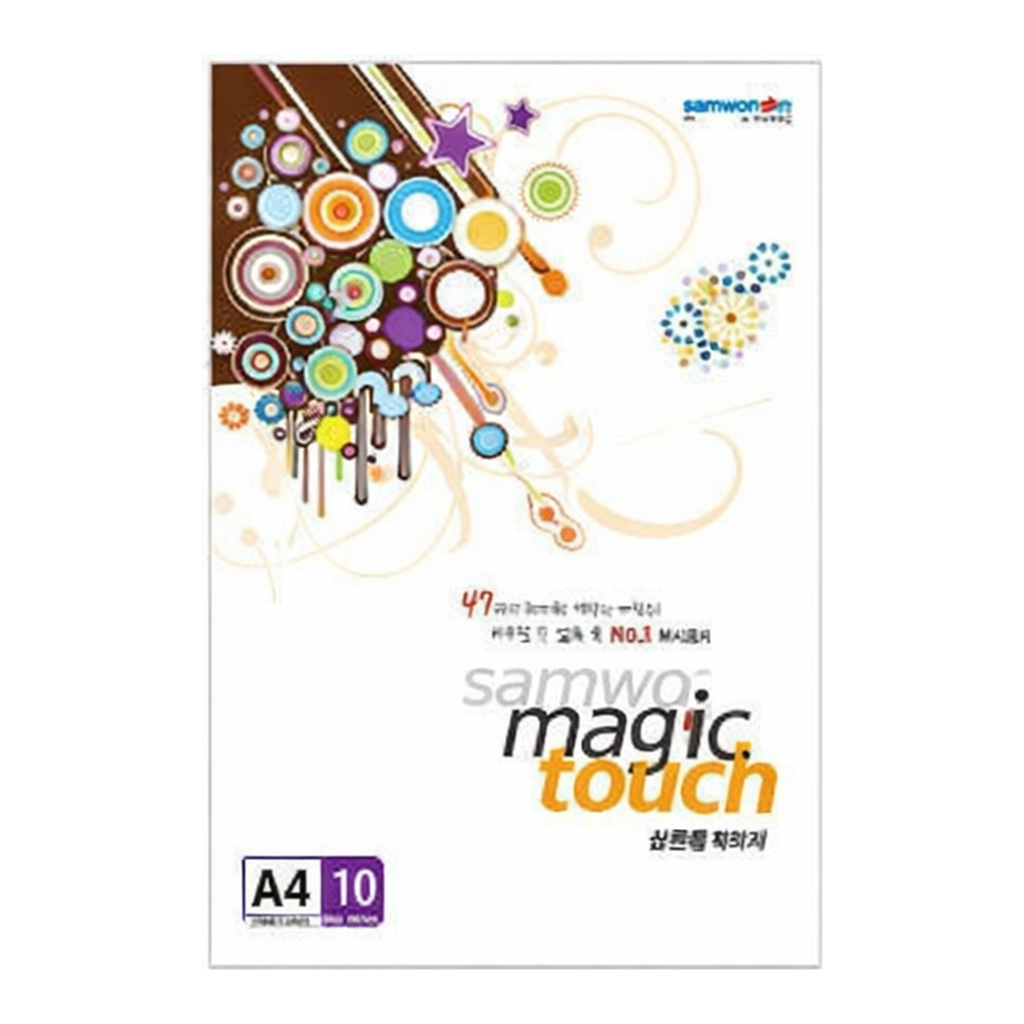 OFFICENEX 매직터치 A4(21/주홍색/A4/10매/삼원)