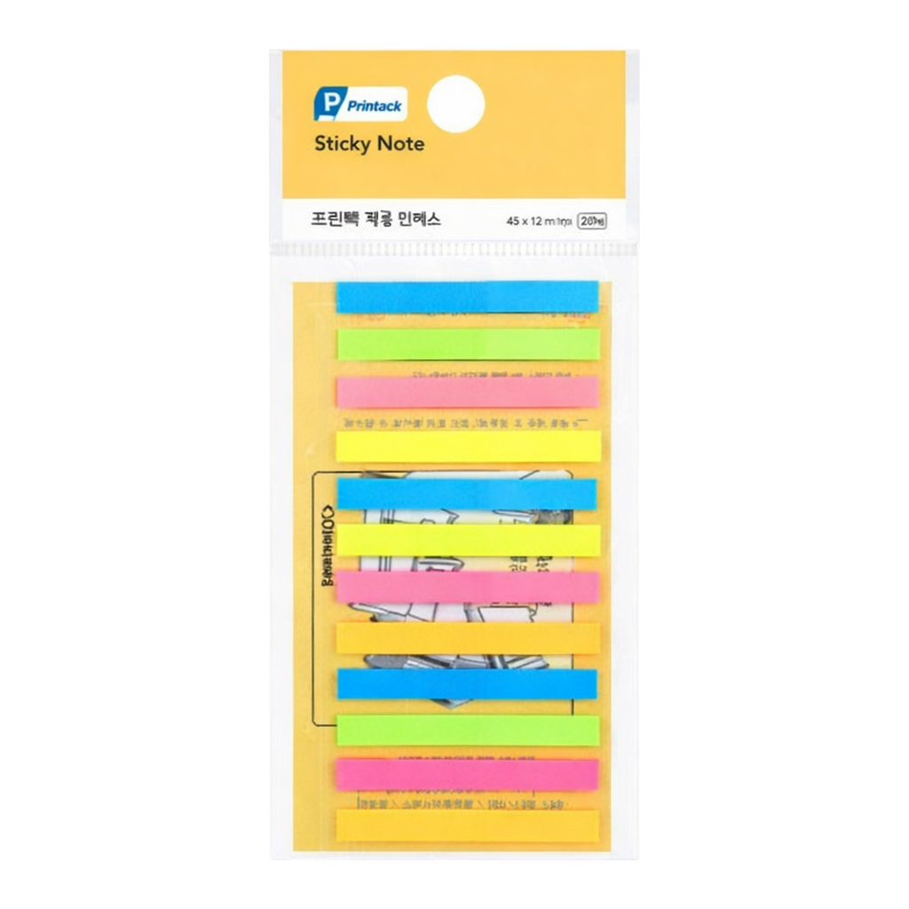 OFFICENEX 프린텍 라인 필름 인덱스 형광 FL4504-15N